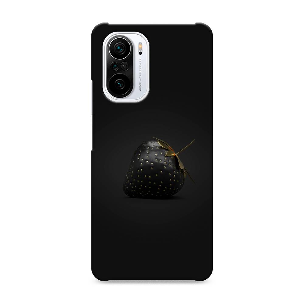 

Пластиковый чехол "Черная клубника" на Xiaomi Poco F3, 310120-7
