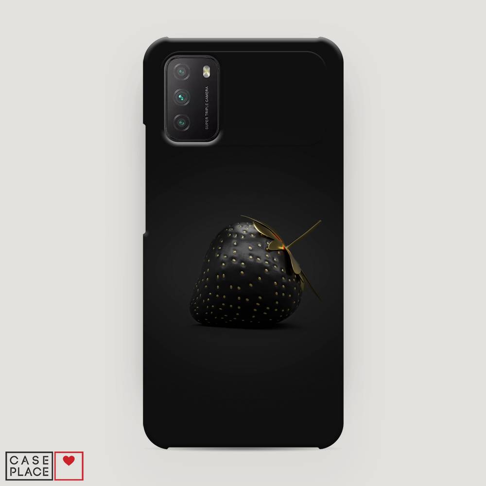

Пластиковый чехол "Черная клубника" на Xiaomi Poco M3, 39520-7