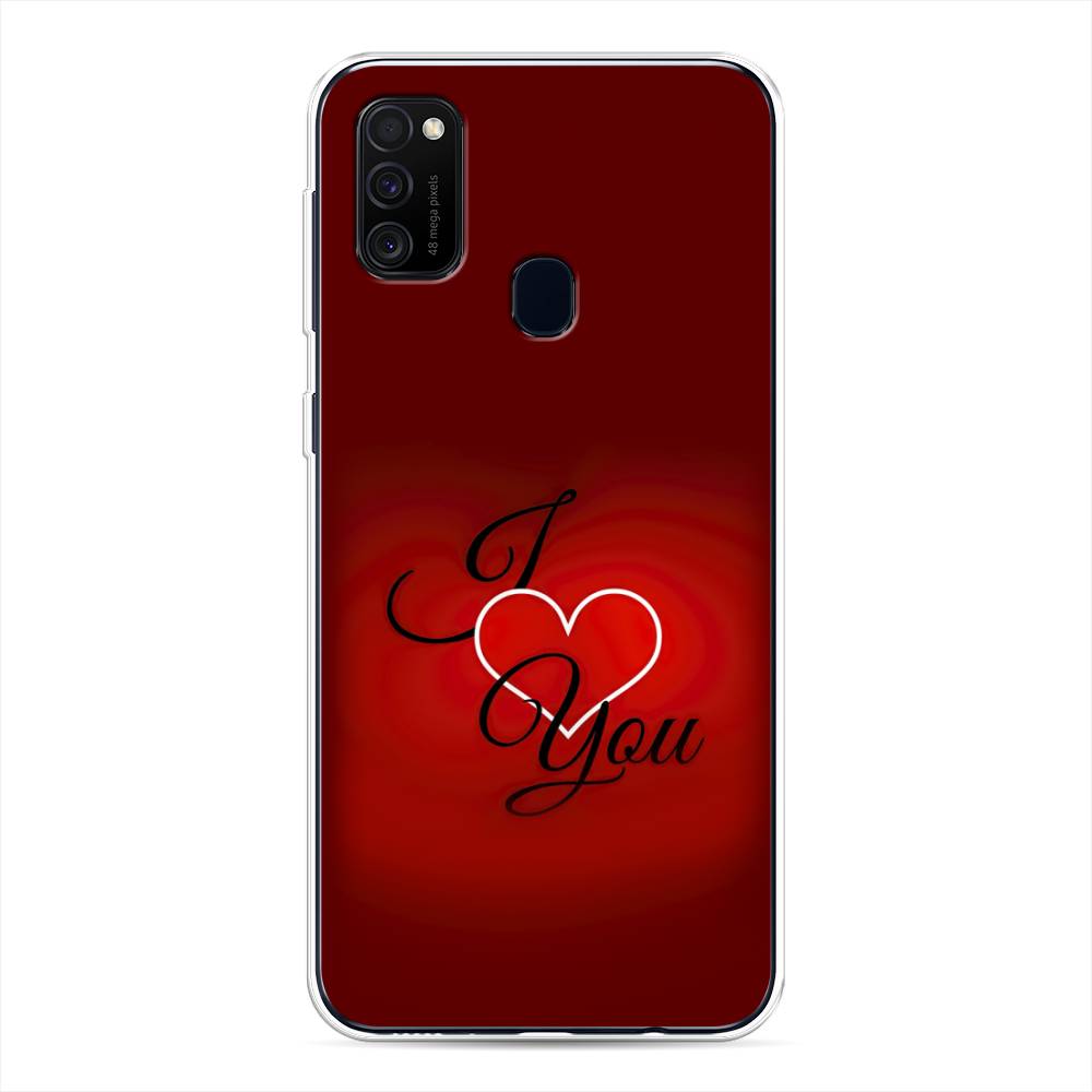 

Чехол Awog на Samsung Galaxy M30s/M21 "I love you 3", Разноцветный, 29850-6