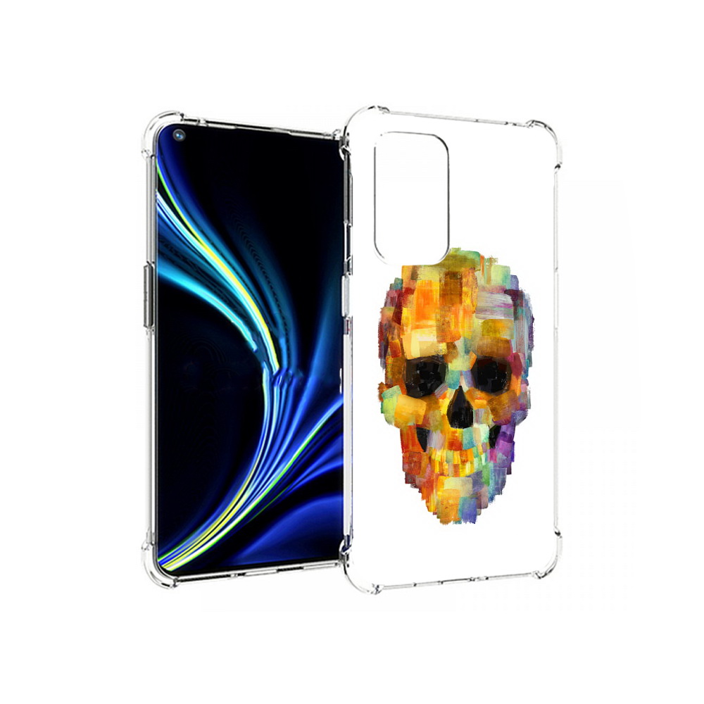 

Чехол MyPads Tocco для OnePlus 9 нарисованный череп (PT159409.128.516), Прозрачный, Tocco