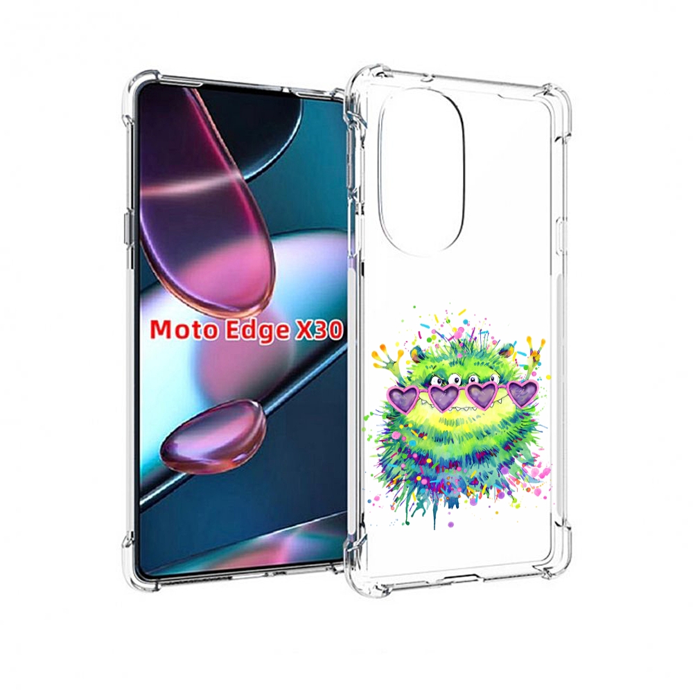

Чехол MyPads Пушистый персонаж для Motorola Moto Edge X30, Прозрачный, Tocco