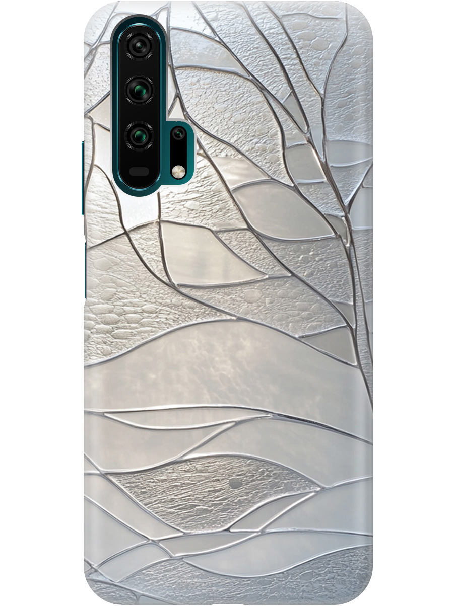

Силиконовый чехол на Honor 20 Pro с принтом "Зимние деревья", Прозрачный;серый, 721700741
