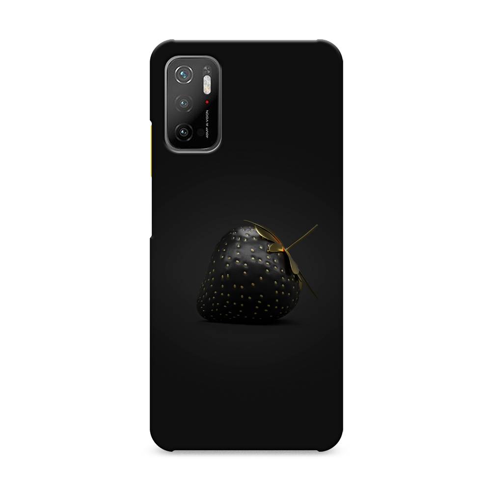 

Пластиковый чехол "Черная клубника" на Xiaomi Poco M3 Pro, 311020-7