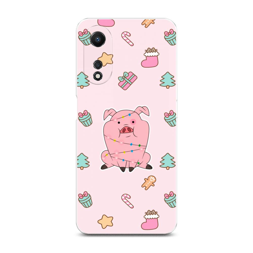 

Чехол для Oppo A58 5G "Розовая свинка", Розовый;зеленый, 2512450-5
