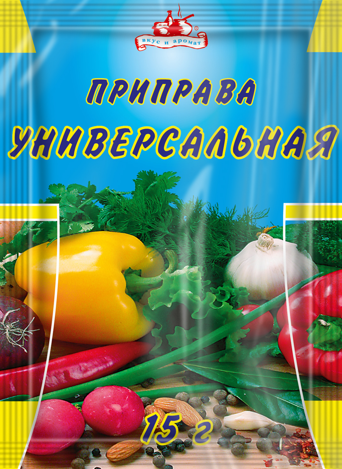 

Вкус и Аромат приправа универсальная 15 г (10 шт.), УНИВЕРСАЛЬНАЯ