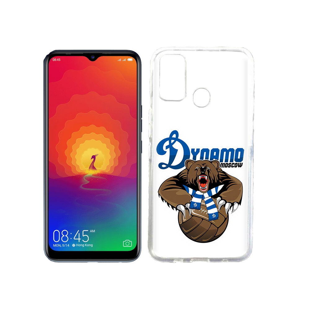 

Чехол MyPads Tocco для Tecno Spark 4 ФК Динамо медведь, Прозрачный, Tocco