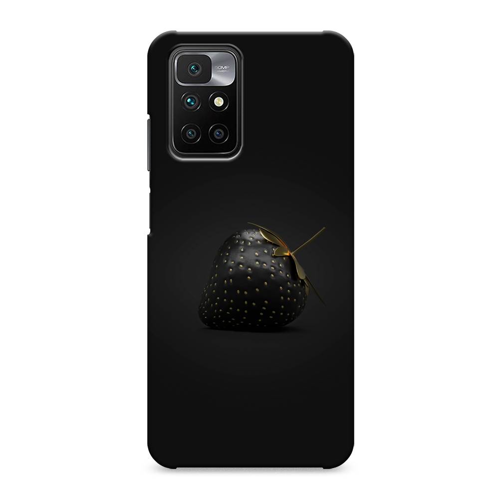 

Пластиковый чехол "Черная клубника" на Xiaomi Redmi 10, 311320-7