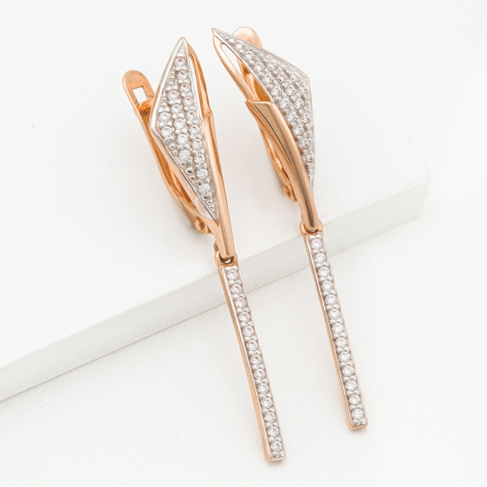 

Серьги из золота с фианитом НАШЕ ЗОЛОТО ЮИС132-5276, ЮИС132-5276