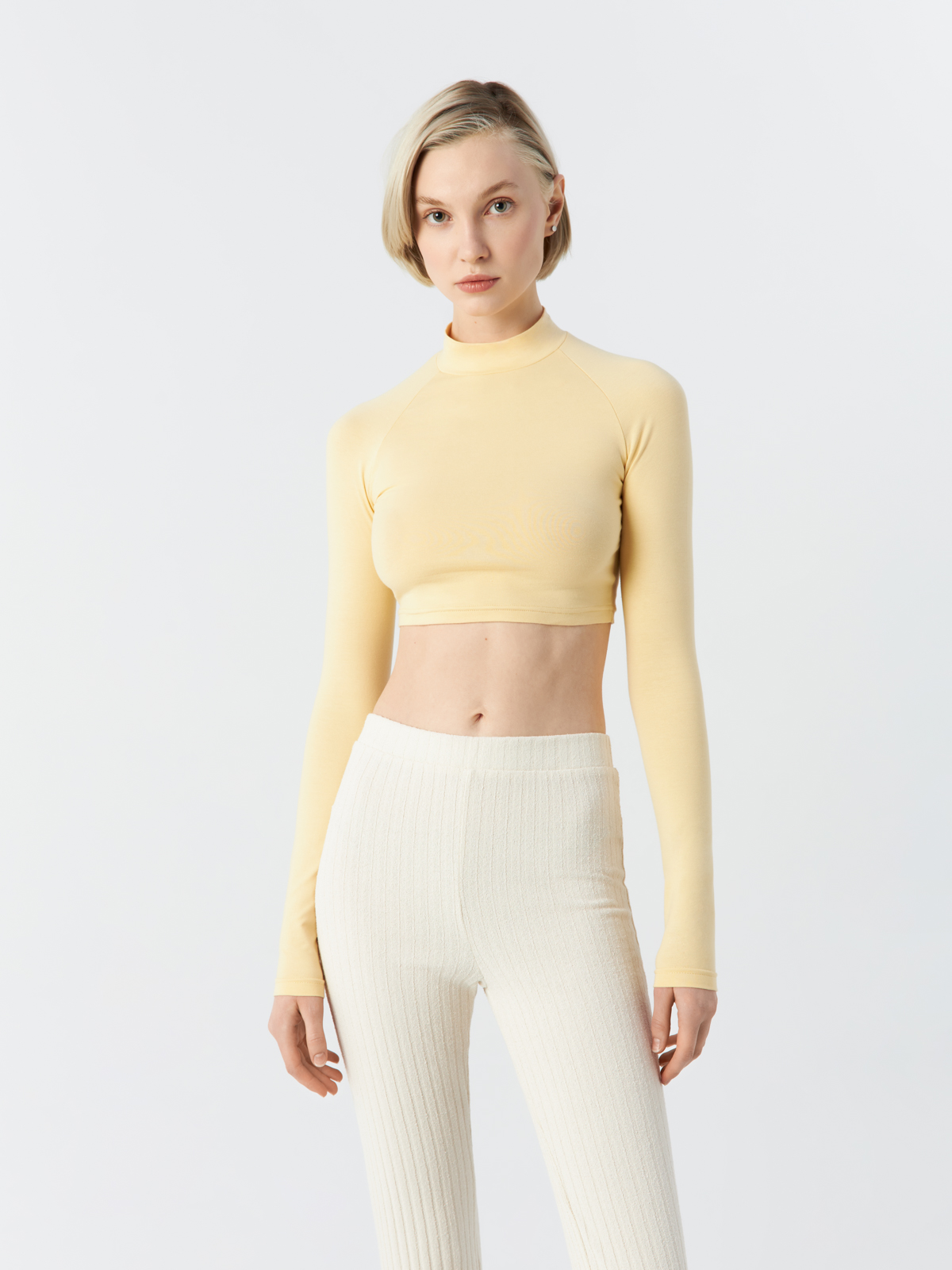 

Топ женский H&M 1023660004 желтый XS, 1023660004