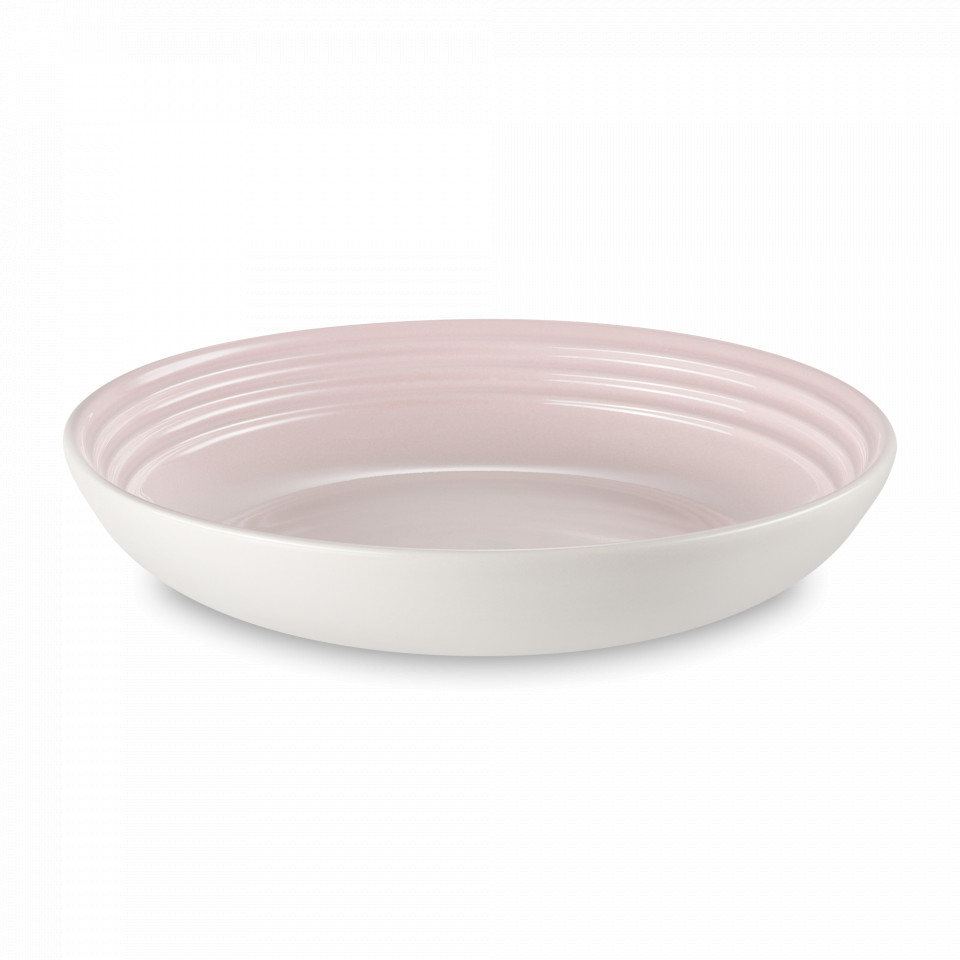 Тарелка LE CREUSET Shell Pink для пасты, 22 см, керамика, розовый 70102227770099