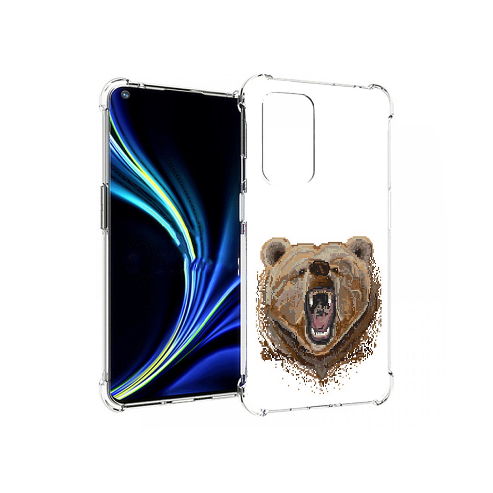 

Чехол MyPads Tocco для OnePlus 9 пиксельный медведь (PT159409.128.539), Прозрачный, Tocco