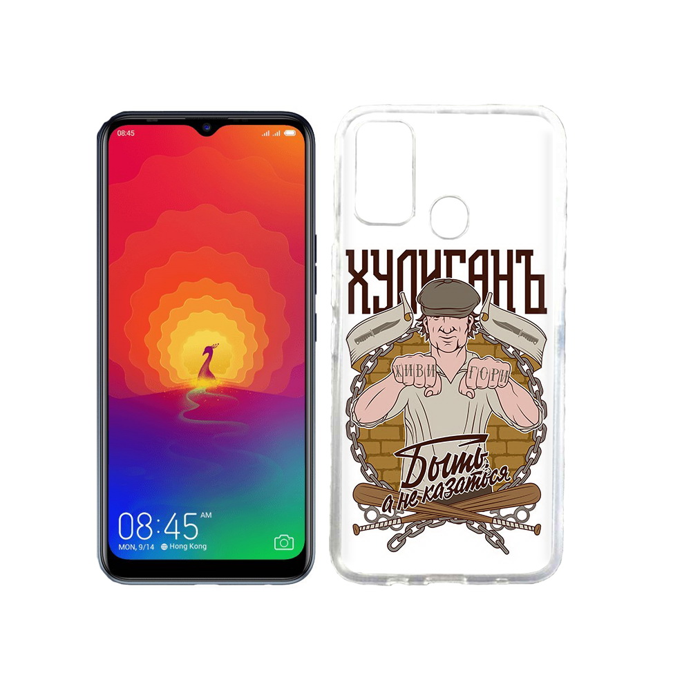 

Чехол MyPads Tocco для Tecno Spark 4 Хулиган, Прозрачный, Tocco