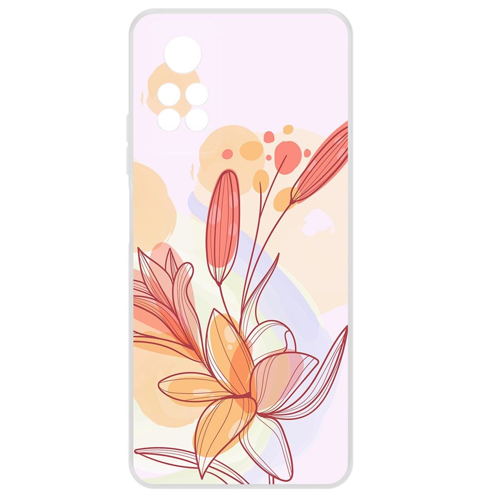 

Чехол-накладка Krutoff Clear Case Фантазия для Xiaomi Redmi Note 12 Pro 4G, Прозрачный