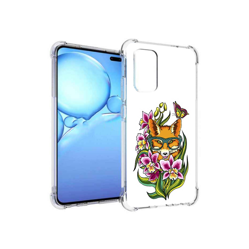 

Чехол MyPads Tocco для Vivo V19 Лиса в цветах (PT147328.392.108), Прозрачный, Tocco