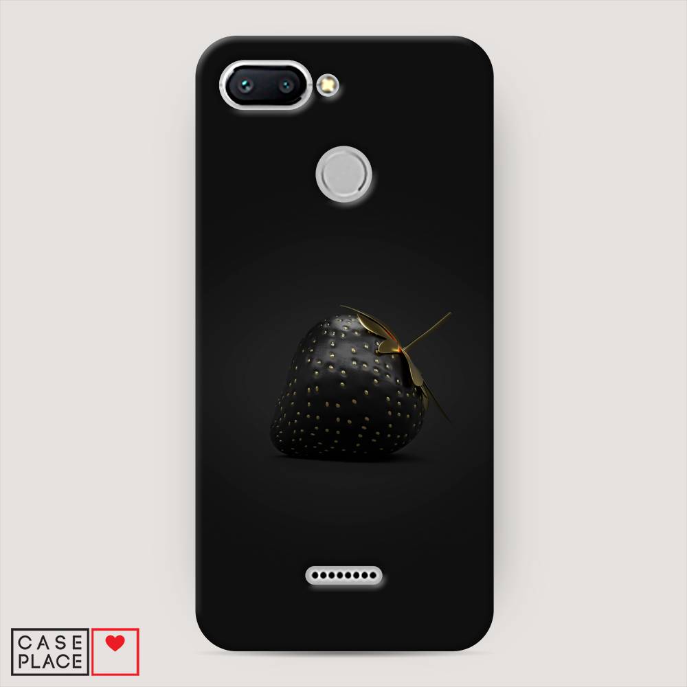 

Пластиковый чехол "Черная клубника" на Xiaomi Redmi 6
