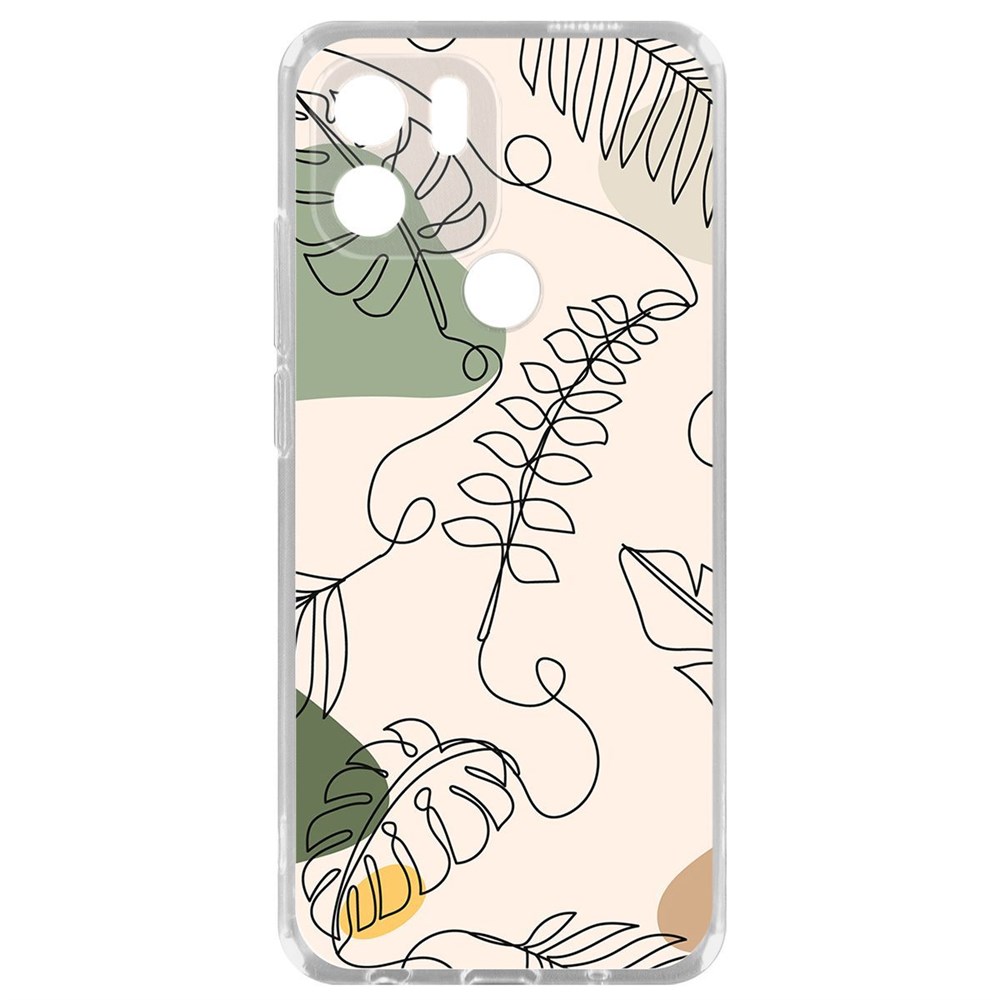 

Чехол-накладка Krutoff Clear Case Линия весны для Xiaomi Redmi A2+