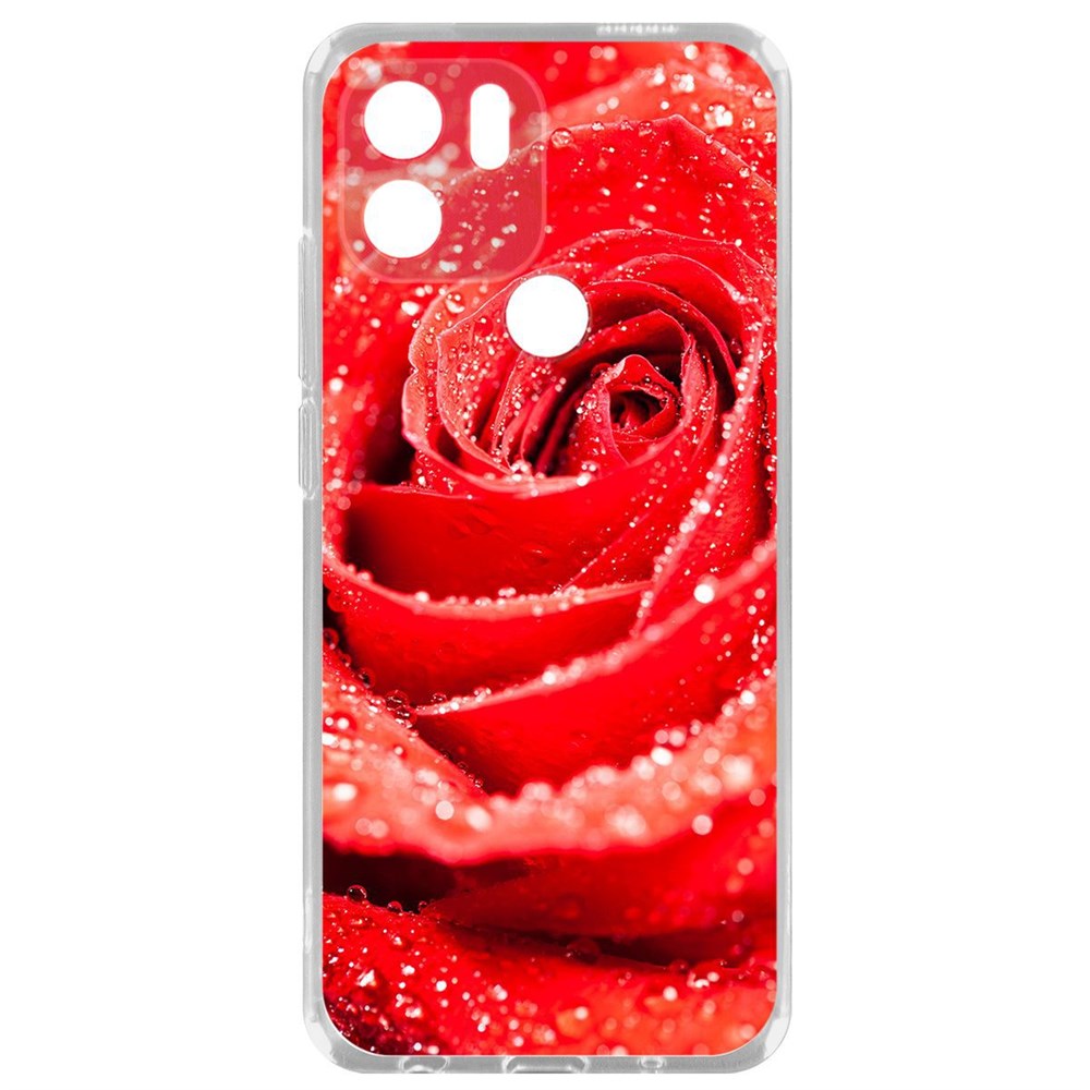 

Чехол-накладка Krutoff Clear Case Роза для Xiaomi Redmi A2+, Прозрачный