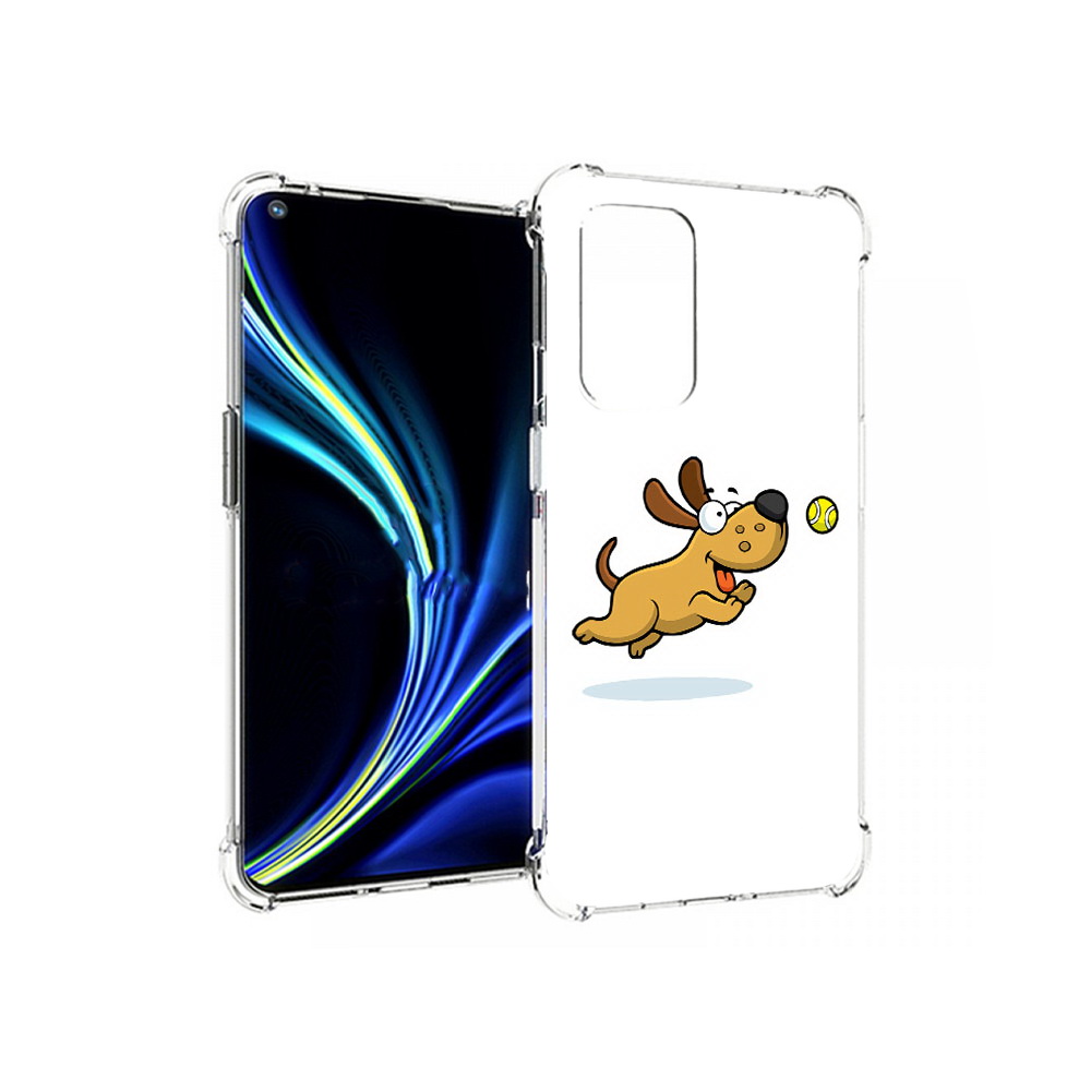

Чехол MyPads Tocco для OnePlus 9 пёсик (PT159409.128.563), Прозрачный, Tocco