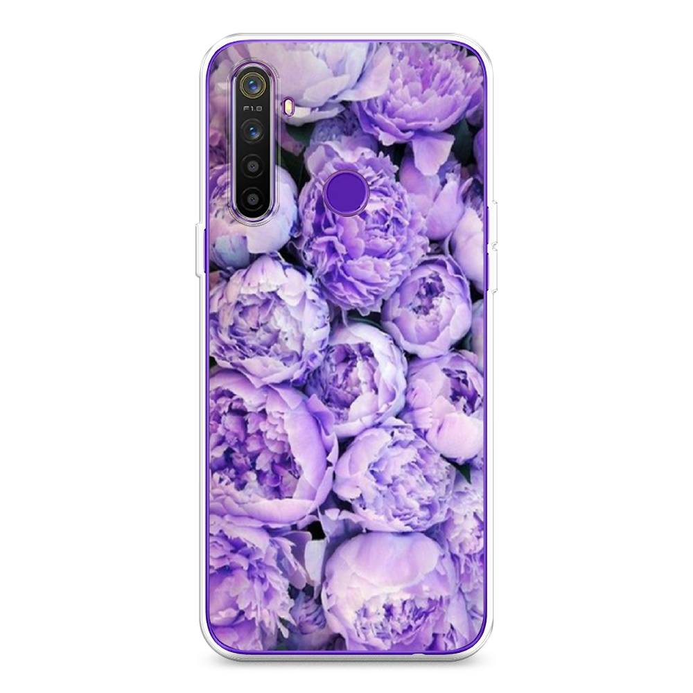 

Чехол Awog на Realme 5 "Пионы сиреневые", Разноцветный, 251550-8