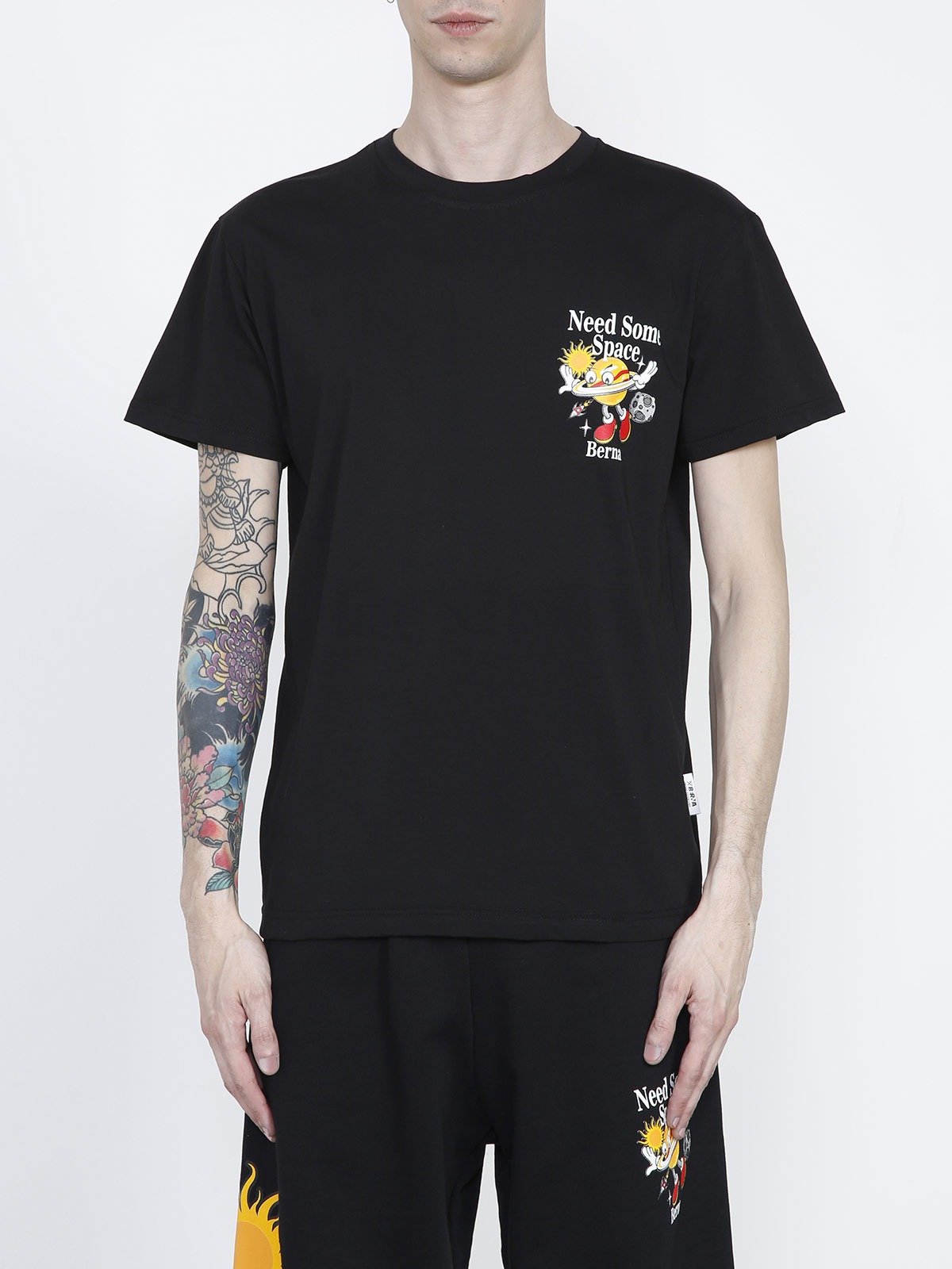 Футболка Berna для мужчин, 230398, размер M, чёрная-1