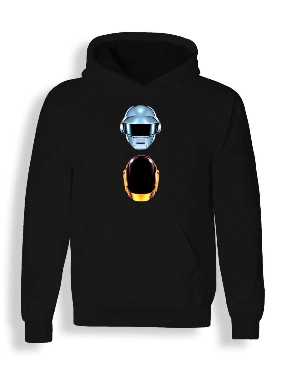 Худи унисекс СувенирShop Daft Punk/Дафт Панк 24 черное XL