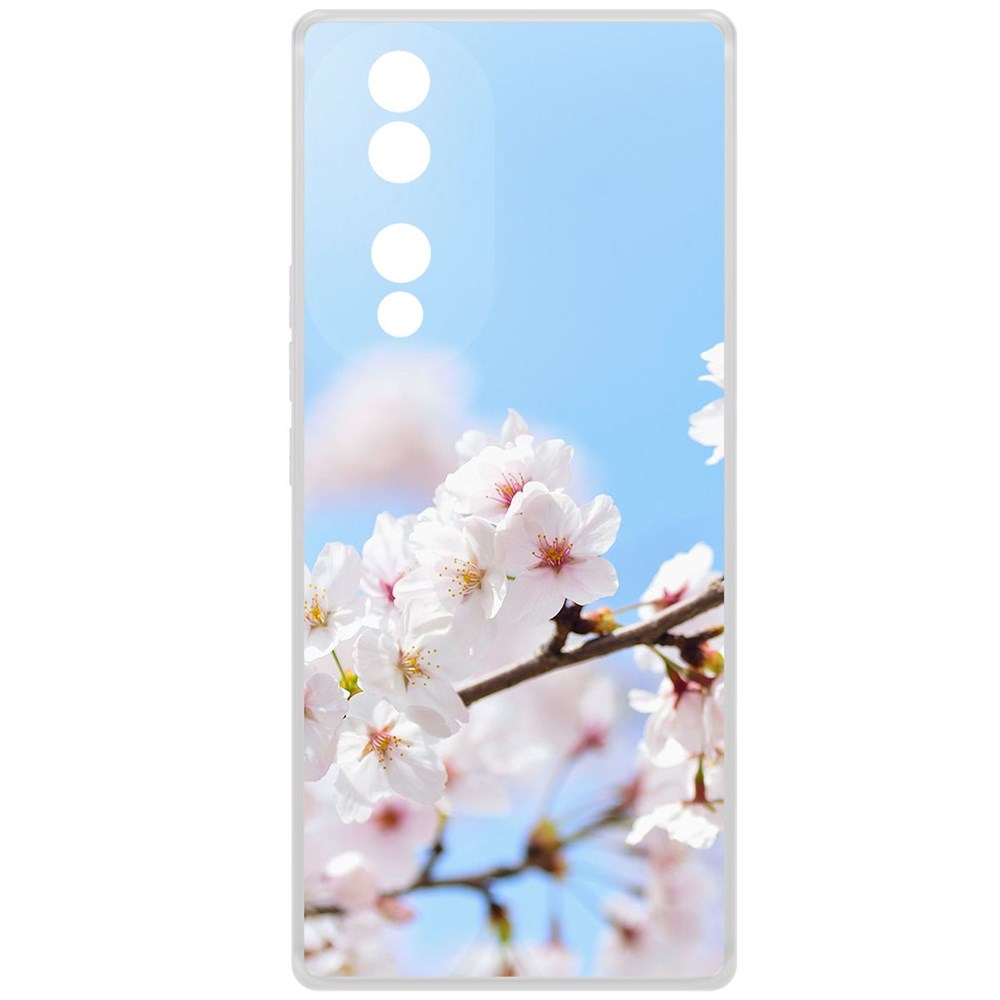 Чехол-накладка Krutoff Clear Case Цветение для Honor 70