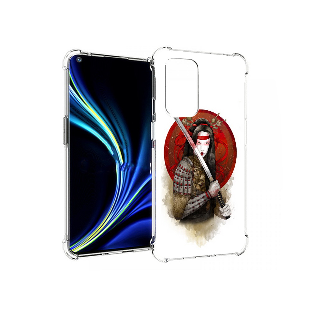 

Чехол MyPads Tocco для OnePlus 9 рисованная девушка с катаной (PT159409.128.580), Прозрачный, Tocco