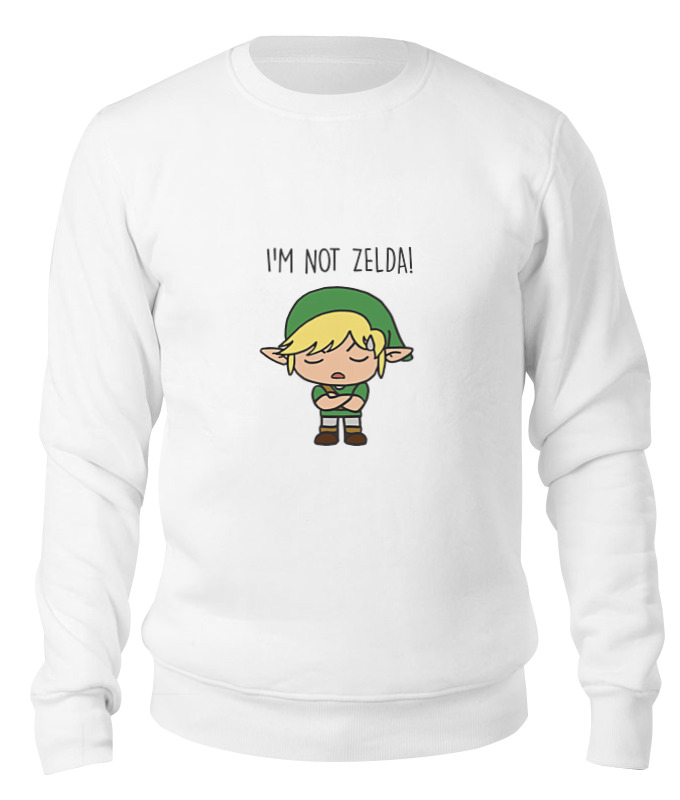 

Свитшот унисекс Printio I'm not zelda! белый XL, I'm not zelda!