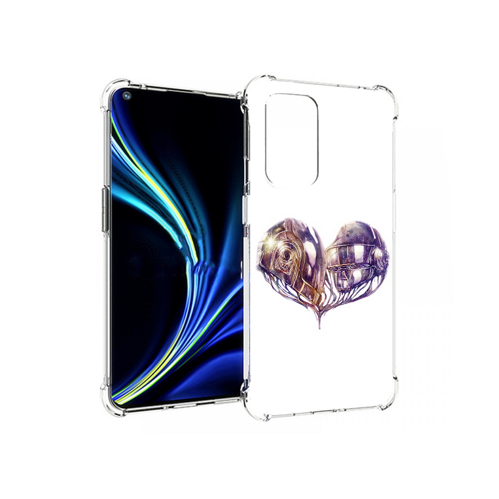 

Чехол MyPads Tocco для OnePlus 9 сердце абстракция (PT159409.128.596), Прозрачный, Tocco
