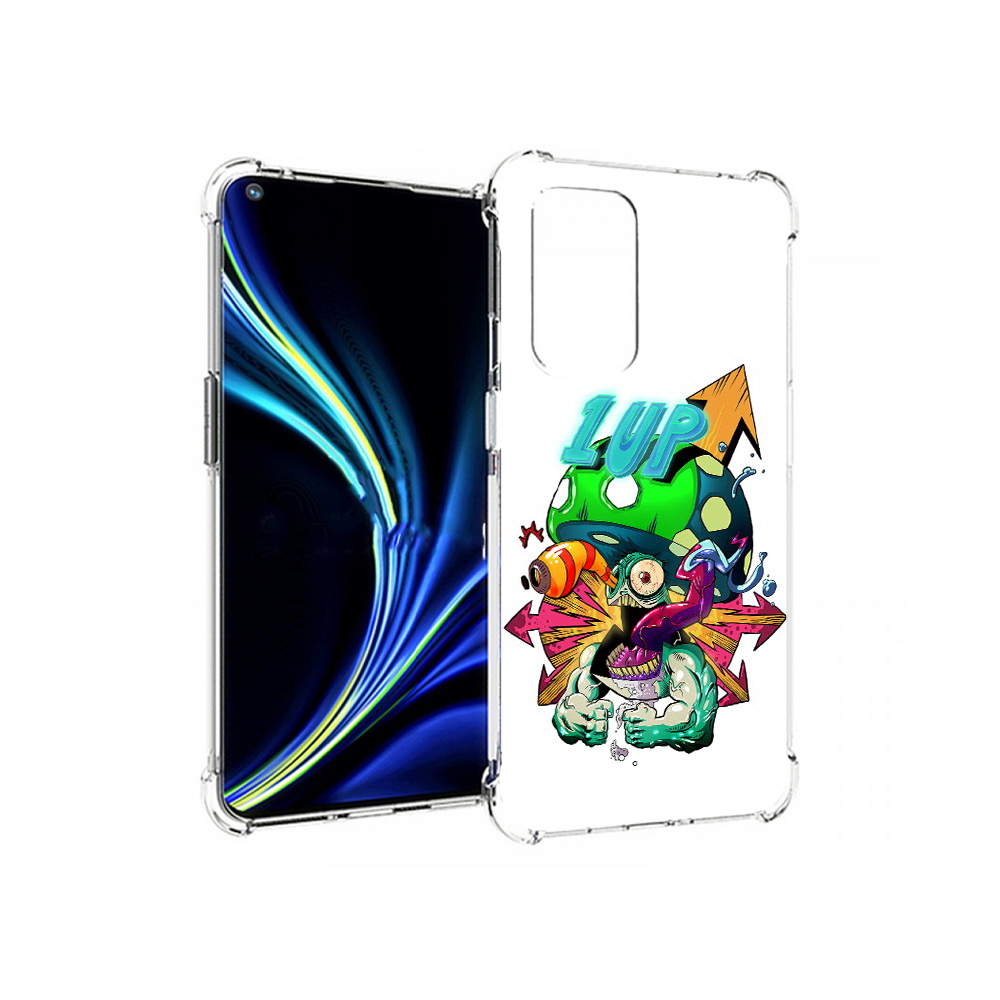 

Чехол MyPads Tocco для OnePlus 9 сильный гриб абстракция (PT159409.128.599), Прозрачный, Tocco