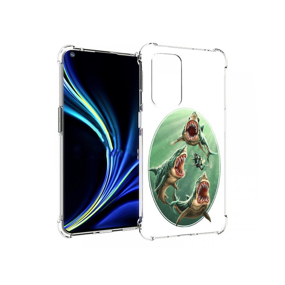 

Чехол MyPads Tocco для OnePlus 9 синяя бездна (PT159409.128.600), Прозрачный, Tocco