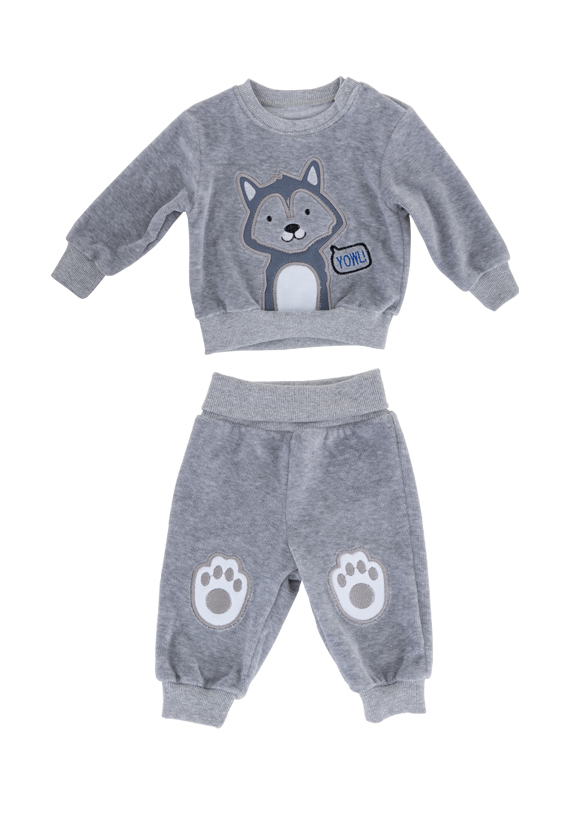 

Комплект одежды для новорожденных Kari baby AW19B16604215 серый р.68, AW19B16604215