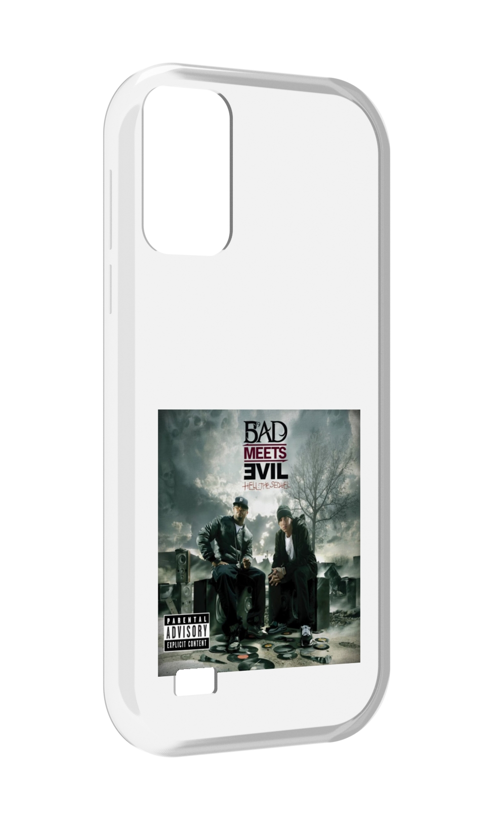 

Чехол MyPads Eminem Bad Meets Evil - Hell The Sequel для Oukitel C31, Прозрачный, Tocco