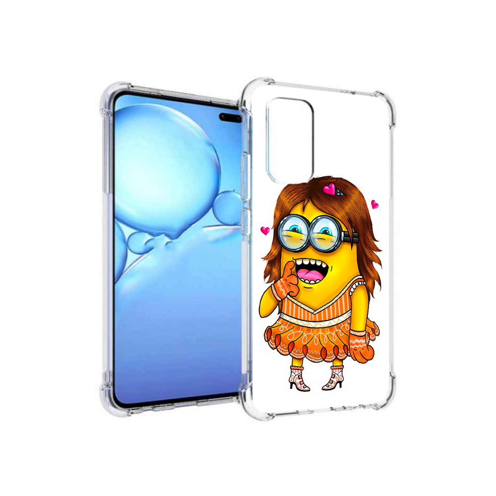 

Чехол MyPads Tocco для Vivo V19 Миньон девочка (PT147328.392.116), Прозрачный, Tocco