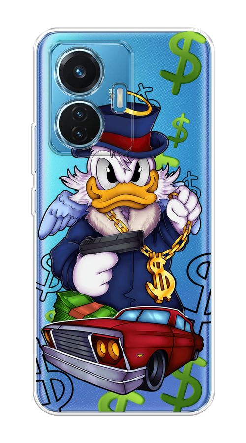 

Чехол на Vivo T1 "Scrooge McDuck with a Gold Chain", Красный;синий;белый, 267150-6