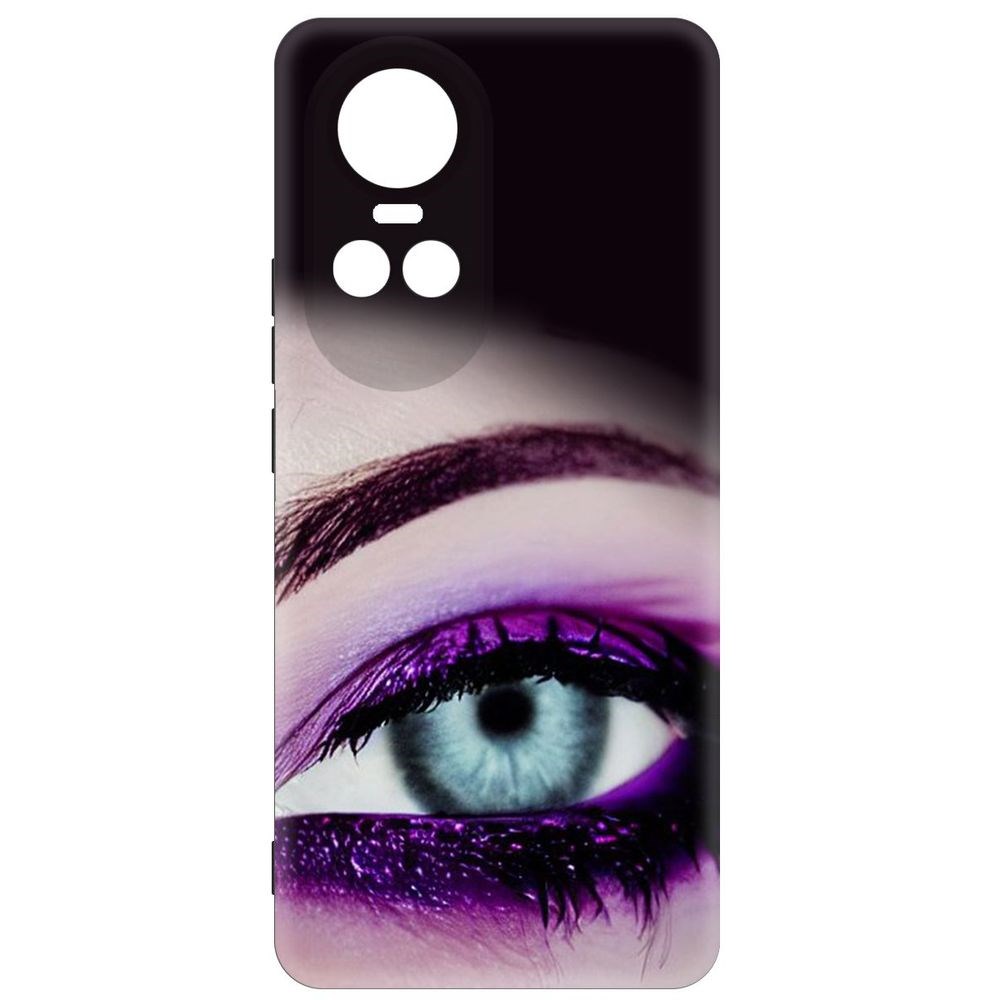 

Чехол-накладка Krutoff Soft Case Взгляд для Oppo Reno10 Pro 5G черный