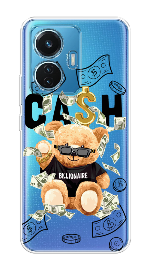 

Чехол на Vivo T1 "Big cash", Черный;серый;бежевый, 267150-6