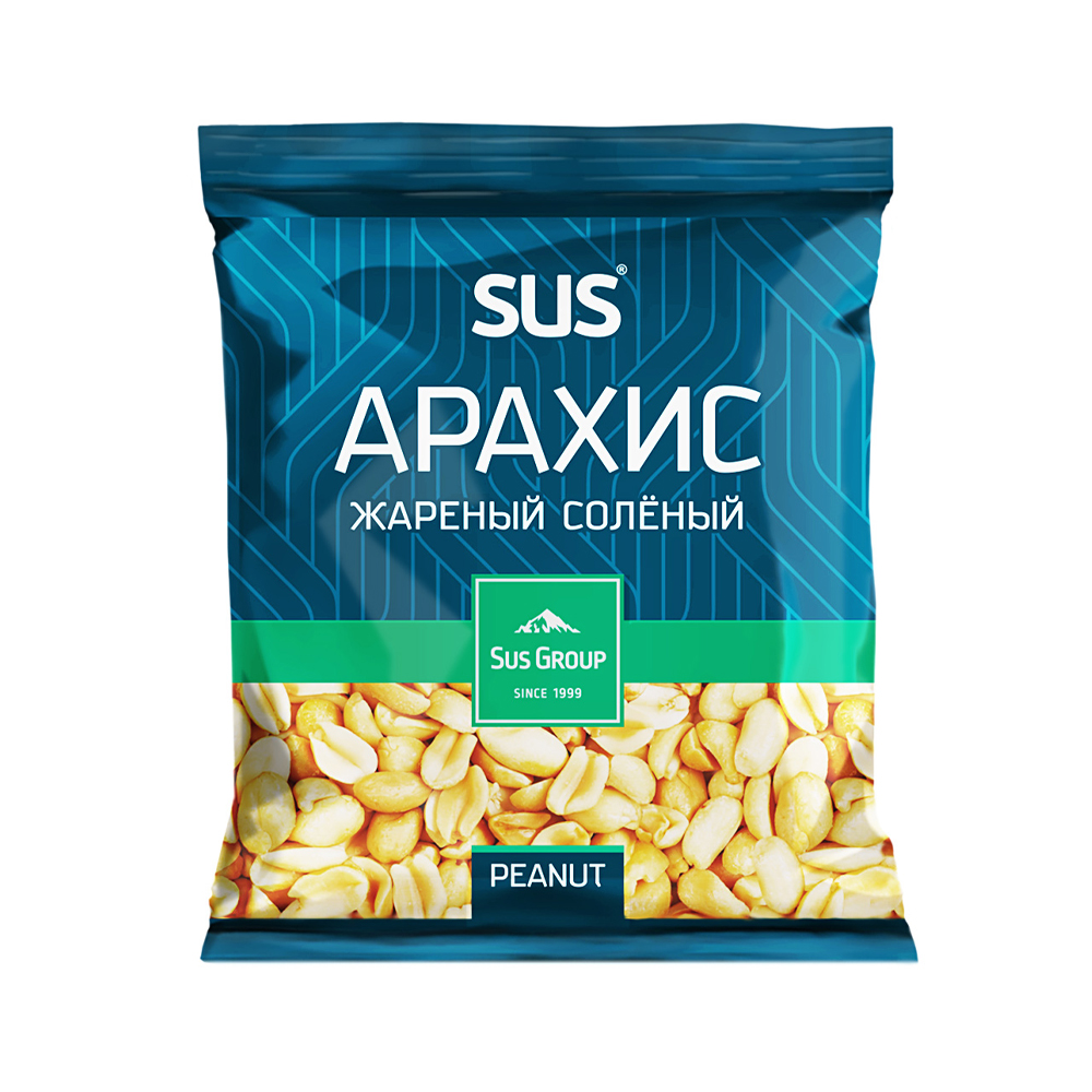 

Арахис жареный, Sus Group, соленый, 200 г