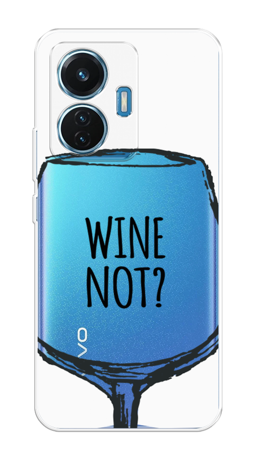 

Чехол на Vivo T1 "Wine not white", Белый, 267150-6