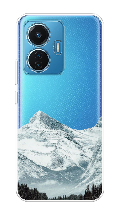 

Чехол на Vivo T1 "Горы арт 1", Белый;зеленый, 267150-2