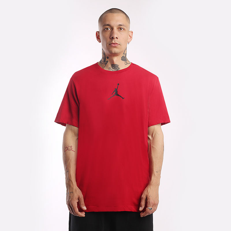 

Футболка мужская Nike CW5190-687 красная S, Красный, J Jumpman Dfct Ss Crew