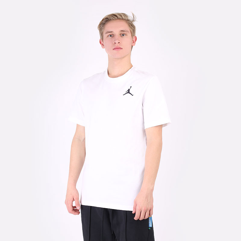 

Футболка мужская Nike Jordan Jumpman Embroidered DC7485-100 белая 2XL, Белый, Jordan Jumpman Embroidered