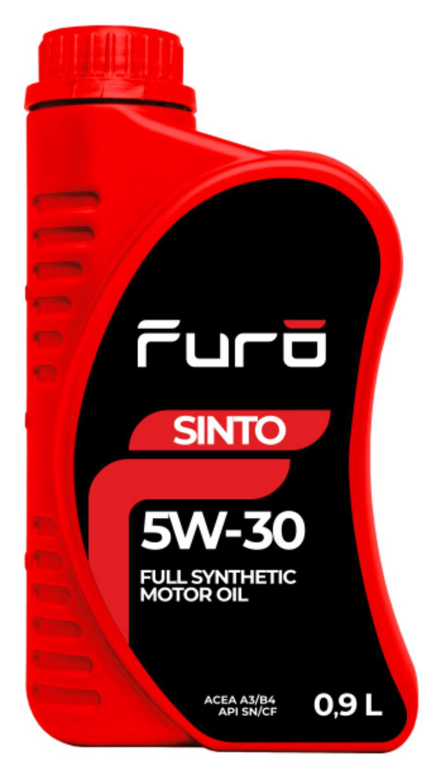 Моторное масло FURO синтетическое Sinto 5W30 0,9л