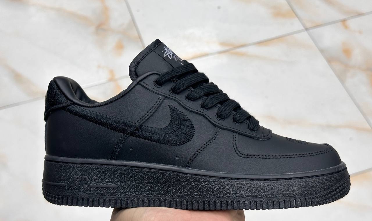 

Кеды женские Nike Air Force 1 Low Stussy черные 40 RU, Черный, Air Force 1 Low Stussy