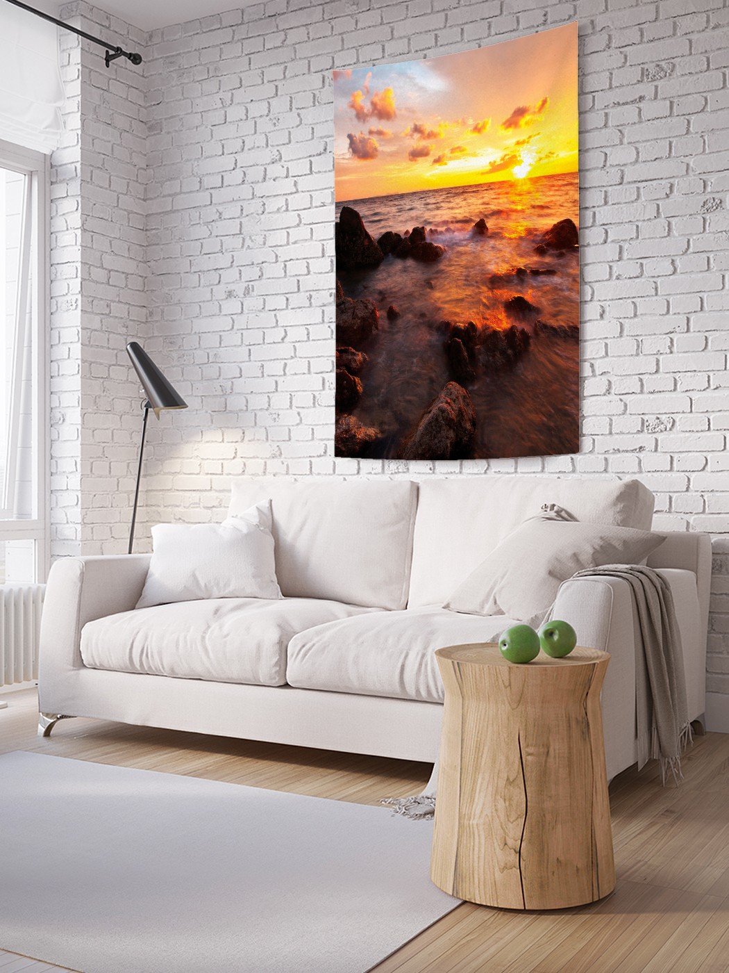 

Вертикальное фотопанно на стену JoyArty Наблюдение заката 150x200 см, Наблюдение заката