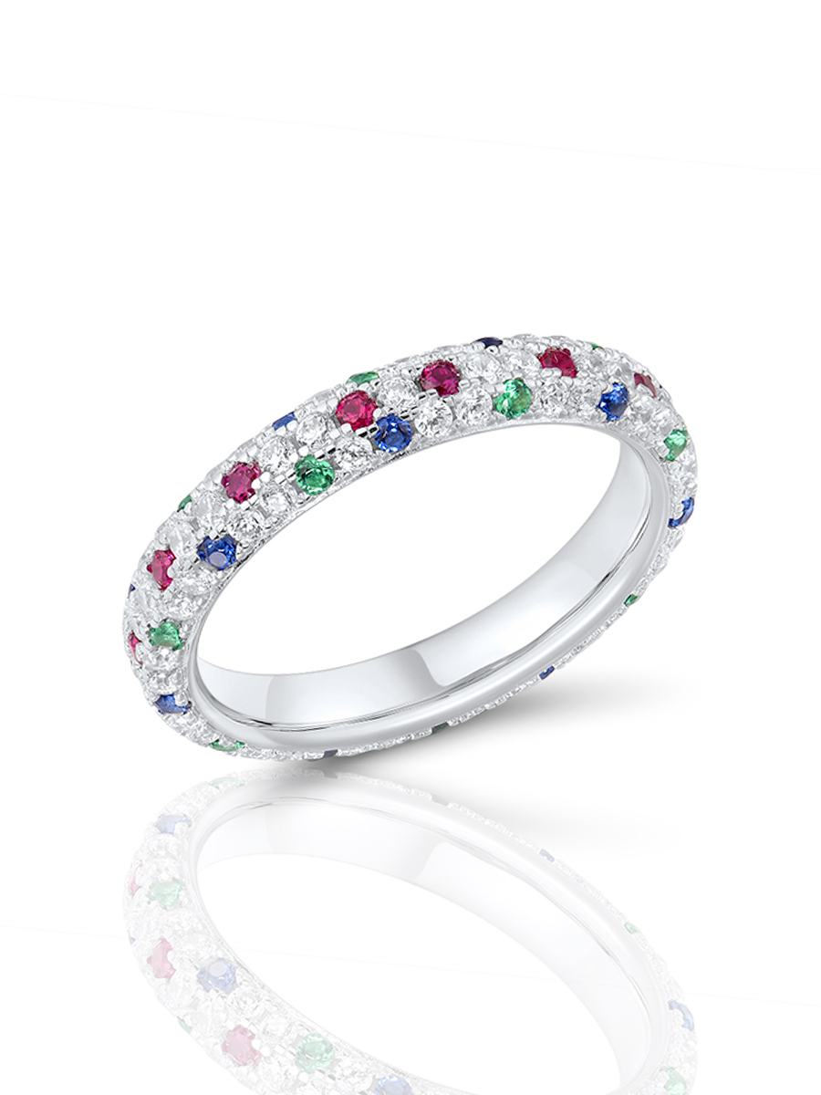 

Кольцо из серебра р.  VALTERA 092559, фианит, 092559
