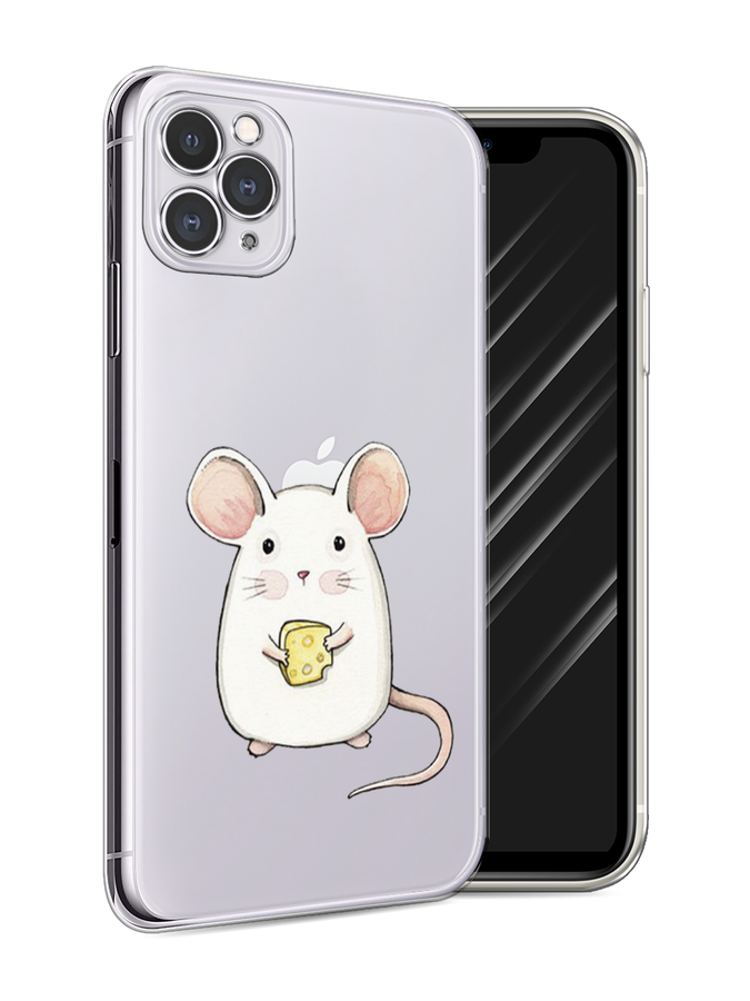 

Чехол Awog на Apple iPhone 11 Pro Max / Айфон 11 Pro Max "Мышка", Разноцветный, 12250-1