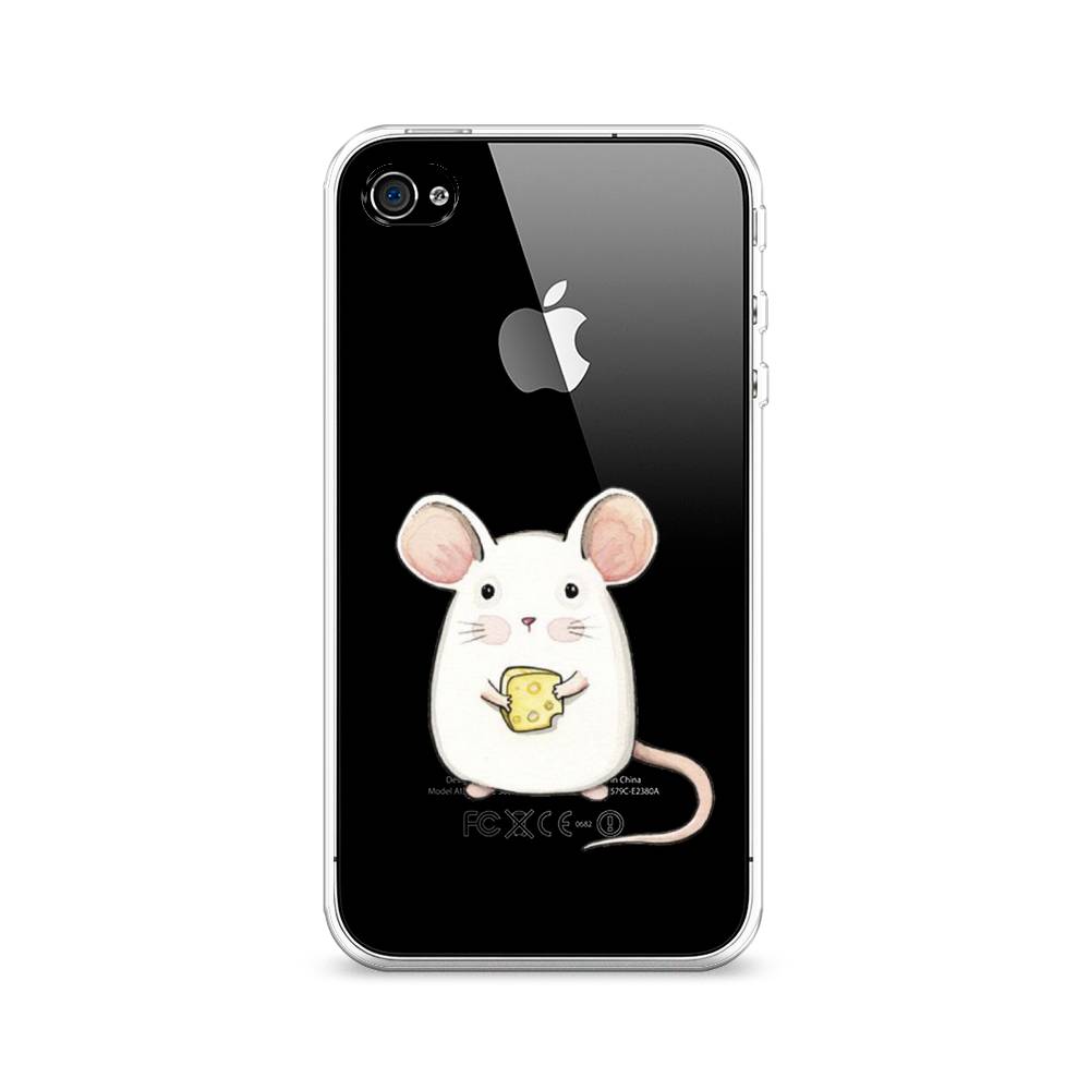 

Чехол Awog на Apple iPhone 4 / Айфон 4 "Мышка", Разноцветный, 10150-1