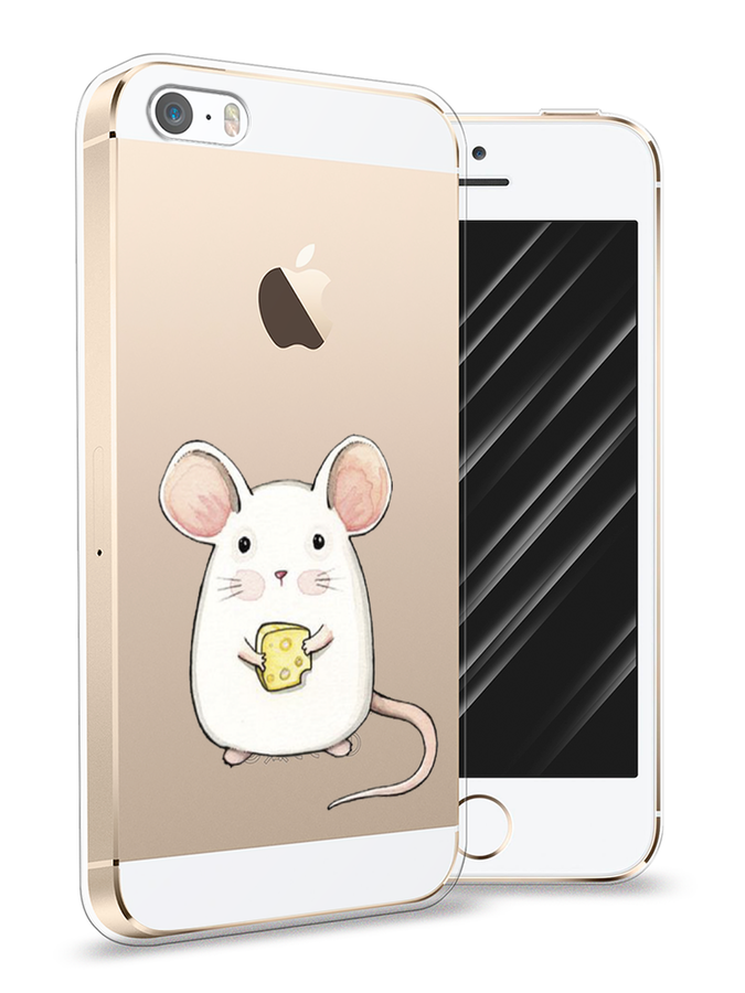 

Чехол Awog на Apple iPhone 5 / Айфон 5 "Мышка", Разноцветный, 10350-1