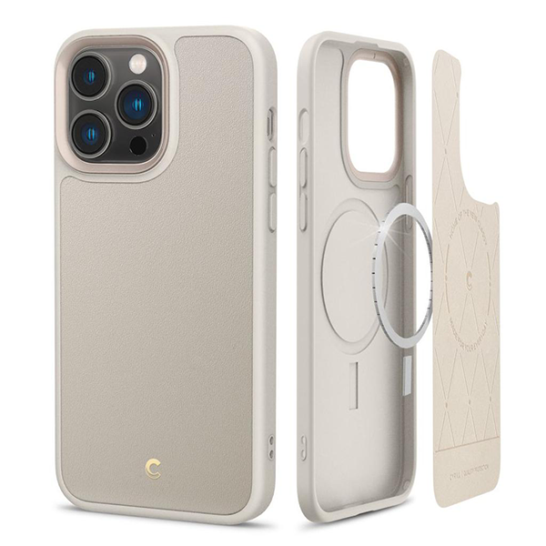 

Чехол Spigen Cyrill Kajuk Magsafe для iPhone 14 Pro Max, (ACS04880) кремовый, Бежевый, Cyrill Kajuk Magsafe